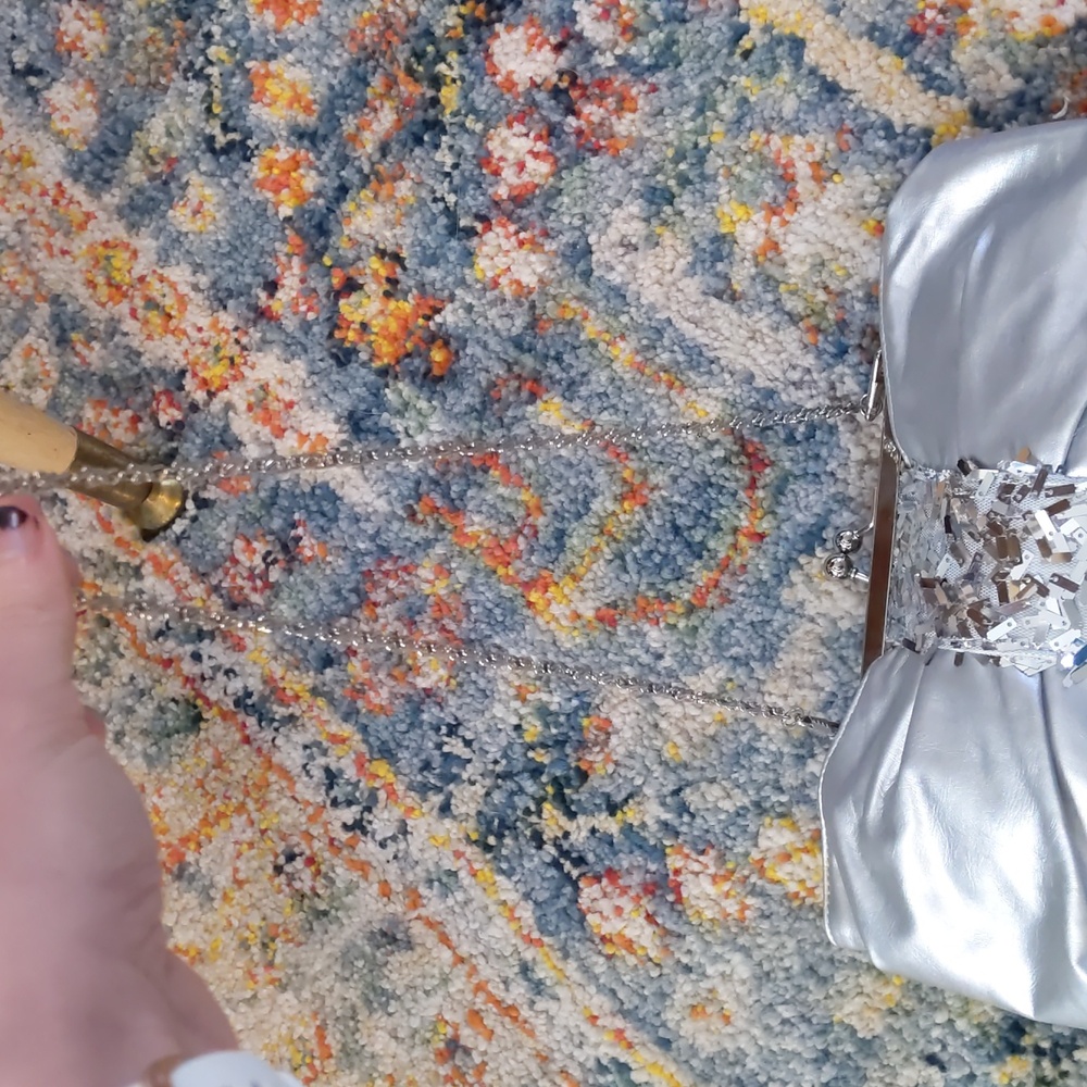 BOGO! Silver Clutch - Picture 3 of 8